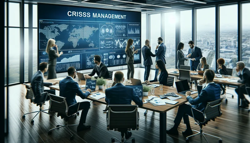 gérer la communication de crise en entreprise : stratégies essentielles à connaître - AI generated illustration