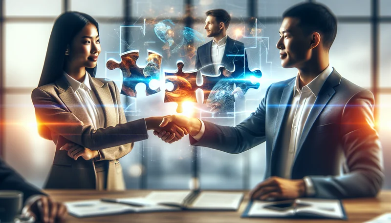 comment développer des partenariats stratégiques efficaces - AI generated illustration
