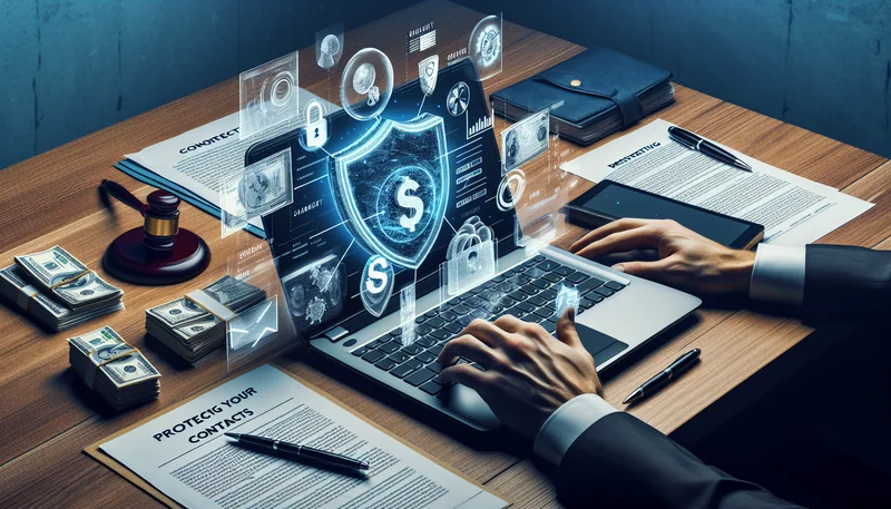 Protéger ses contrats et se prémunir contre les impayés - AI generated illustration