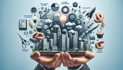 Créer une entreprise sans apport : les étapes clés pour réussir - AI generated illustration