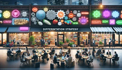 stratégie de différenciation : comment se démarquer efficacement sur votre marché - AI generated illustration