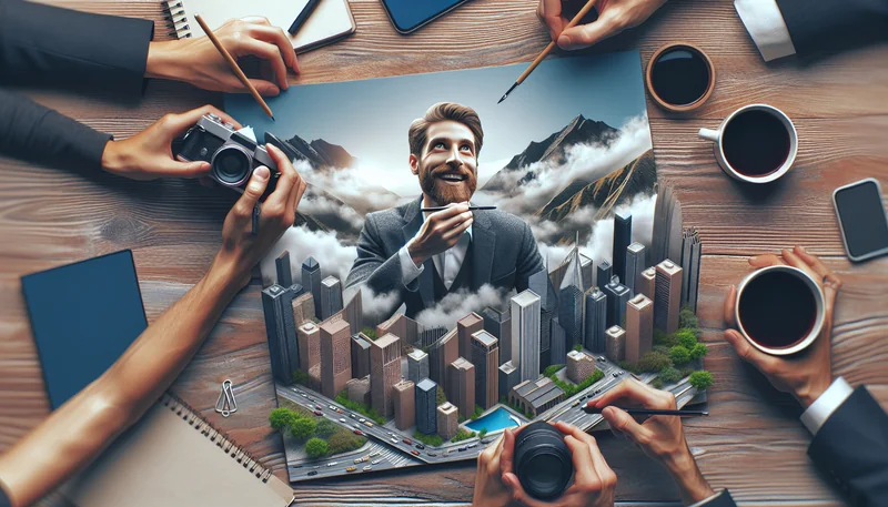 Développer son personal branding quand on est fondateur - AI generated illustration