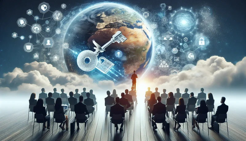 Les clés pour réussir sa transformation digitale en 2025 - AI generated illustration