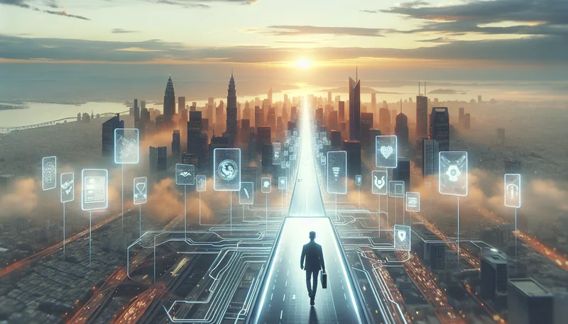 témoignage inspirant : la vie quotidienne d’un entrepreneur - AI generated illustration