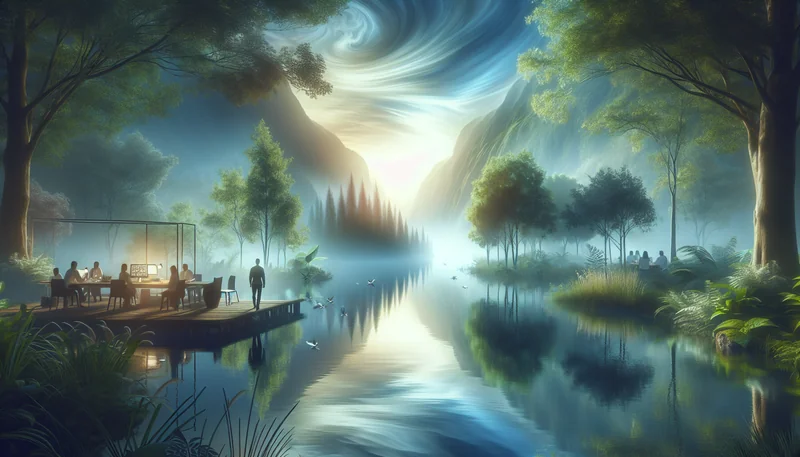 Gérer le stress entrepreneurial : astuces pour rester serein - AI generated illustration