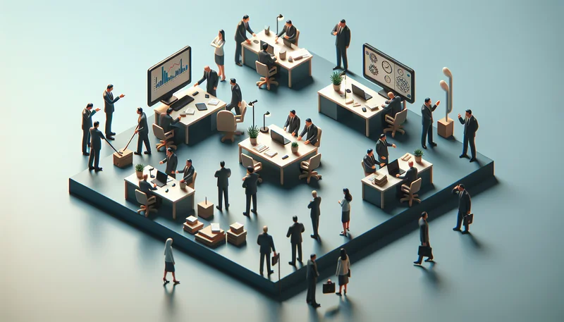 Comment gérer les conflits au sein d’une petite équipe - AI generated illustration